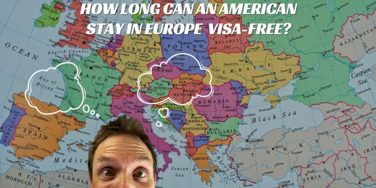 How long can an american stay in europe without a visa?